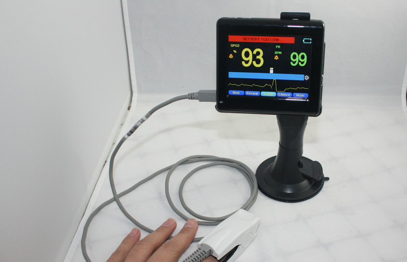 SpO2 Display Pulse OX Monitor , Hospital Fingertip Pulse Oximetry Machine