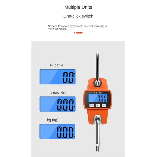 Veidt Weighing OCS-L Crane Scale Portable Hanging Scale Digital Hanging Weight Hook Scale