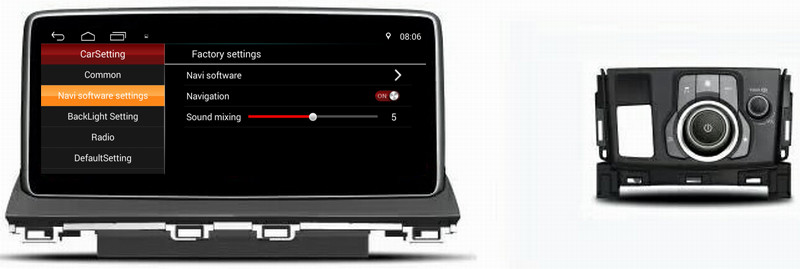 Ouchuangbo car radio player android 4.4 for Mazda CX-4 with gps navi 3g wifi SWC dual zone capacitance multiple