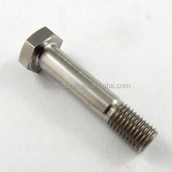 6AL-4V Titanium Alloy Natural Finish Hex Head Bolt 1/2"-20 x 4.5" Heavy-Duty Construction Essential Component