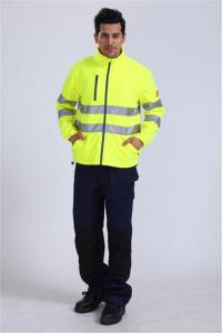 China HIVIS Work Clothes OEM 360gsm Gore Tex High Visibility Rain Gear on sale