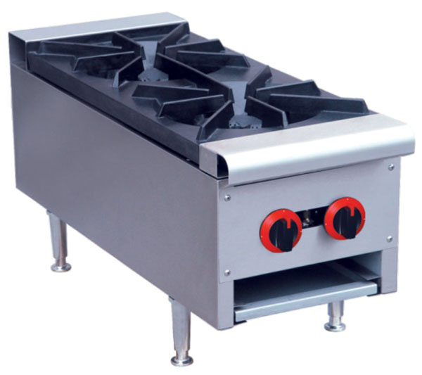 Commercial Restaurant Cooking Equipment Table Top Gas Stove With 1 / 2 / 4 / 6 Burners