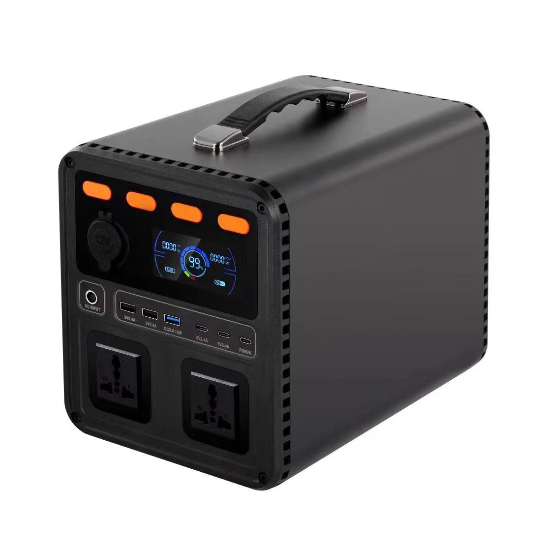 PV 400W High Efficiency Pure Sine Wave Two-way Inversion Power Supply Station With PD3.0/Apple2.4A For UPS Backup