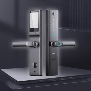 Quality Antitheft Smart Fingerprint Door Lock Biometric Outdoor Gate Lock Face Recognition wholesale
