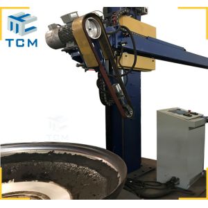 Steel Vessel Head Surface Grinding Equipment Industrial Automatic Polishing