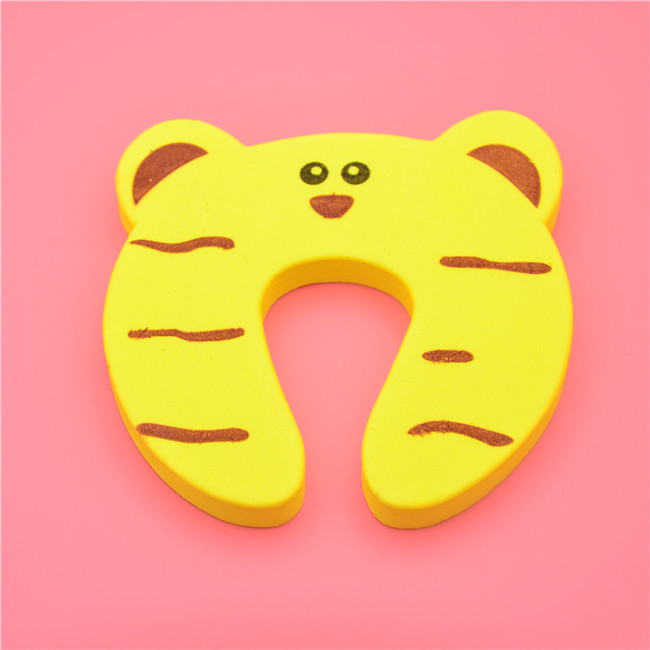 Lovely Animal Pattern Child Safety Door Stopper Flexible Usage For Glass Door