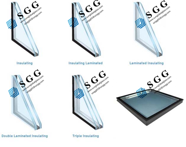 Top quality clear tempered insulated glass manufacture