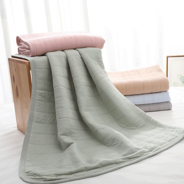 Scuba Lightweight Cotton Blankets 30x40 Fluffy Polyester Solid Color Throw Blankets