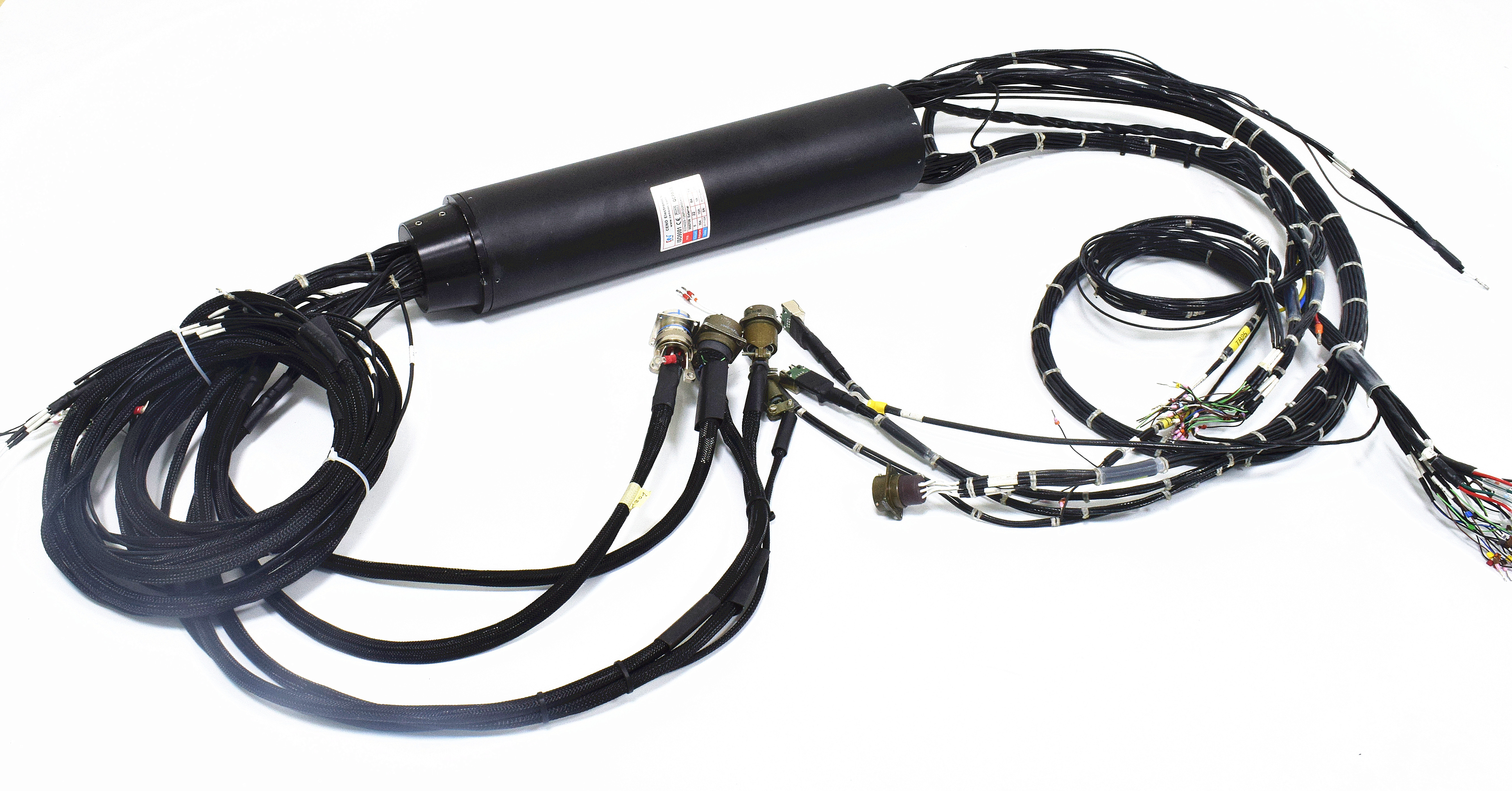 126 Circuit Industrial Slip Ring 400VAC Various Current For Motion Simulator