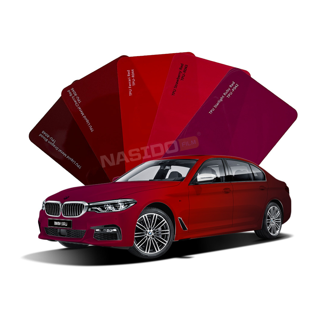 NASIDO Red Series Color Wrap Film Corrosion Resistance Infrared Proof