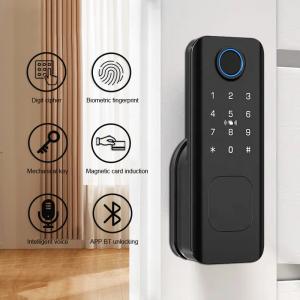 Quality TTLock Remote Access Door Locks Smart Digital Code Card Fingerprint Keyless Unlock wholesale