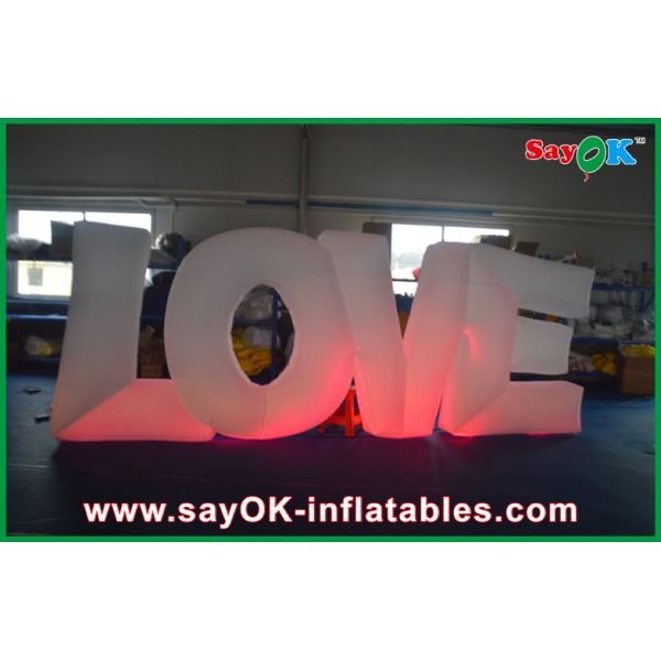 Romantic Lighting Inflatable Stage Commercial For Engaging Party
