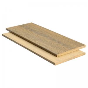 Quality Dark Teak HDPE WPC Wood Composite Decking Trim 2.2m Fire Rated Boards wholesale