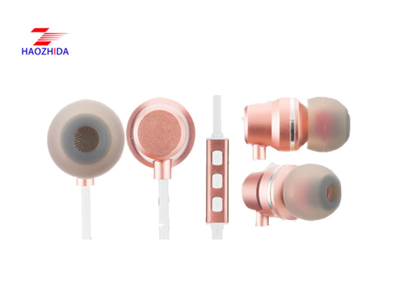 2018 HZD1802E Hot Sell China good music quality 6 u speaker color mp3 mobile phone computer wired earphone