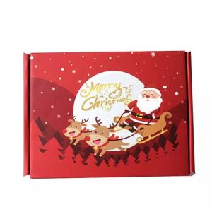 China Advent Calendar Christmas Cardboard Gift Boxes Embossing Printing on sale