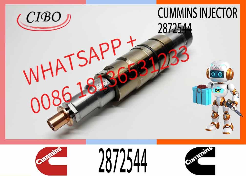 Common Rail Fuel Injector 2872544 C2872544 for Cummins Engine ISX ISX12 ISX15 Diesel Generator Engine Spare Parts