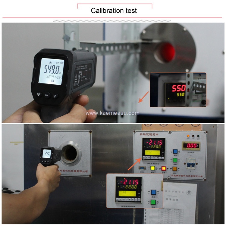 Kaemeasu 550℃ Dual Laser Infrared Non Contact Infrared Thermometer