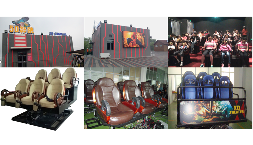 Shooting 7D Cinema Simulator Electric Hydraulic Oprional With 120 Movies