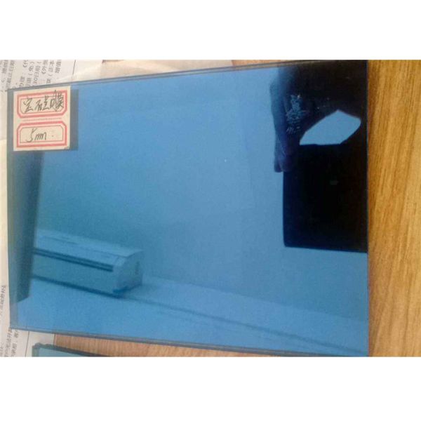 Easy Cut Ford Blue Reflective Glass , High Reflective Glass For Windows / Doors