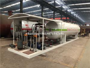 China 10 Tons Transporting Large Propane Tanks New Condition Gas Mobile Filling Station on sale