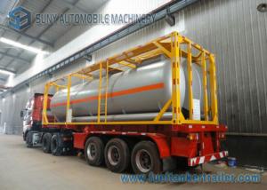 Quality 51.5 cbm 40 Feet 16MnDR LPG Tank Container Transport Semi Trailer wholesale