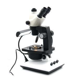 Quality 50X Magnification Trinocular Gemological Microscope For Diamond wholesale