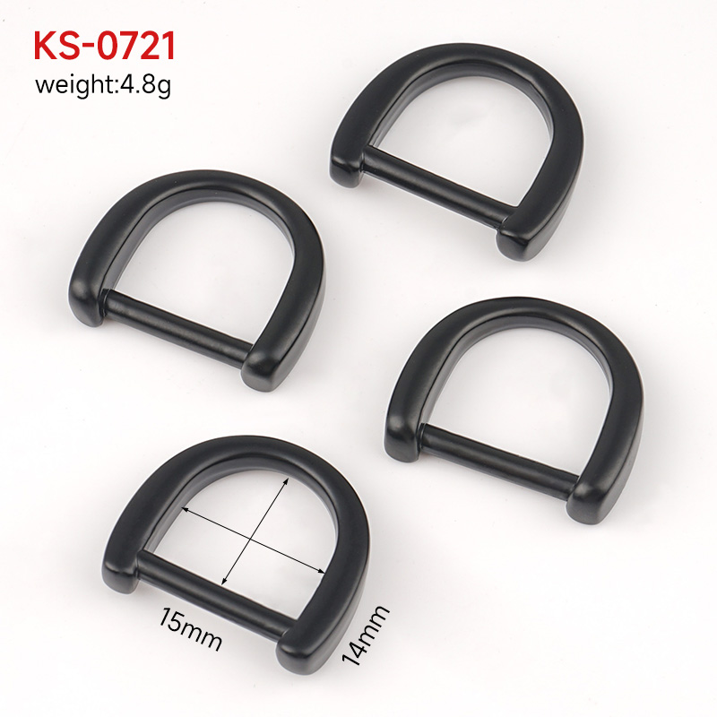 15mm Zinc Alloy Black Metal D Ring Bag Strap for User-Friendly and Design Dongguan