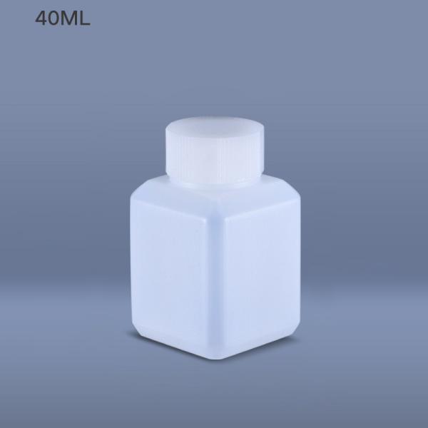 40ml Sealed Reagent Bottle Narrow Mouth Containers HDPE Agrochemical Liquid