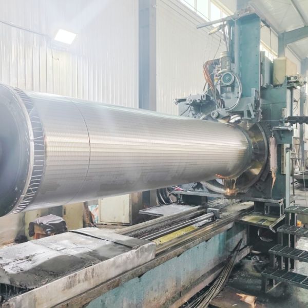 V Shaped Open Wire Stainless Steel Wedge Wire Mesh 6 M Length