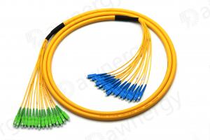 Quality 20 Fiber Optic Patch Cord With SC/UPC Connector G657A1 Natural Fiber 0.9±0.05 PVC Jacket wholesale
