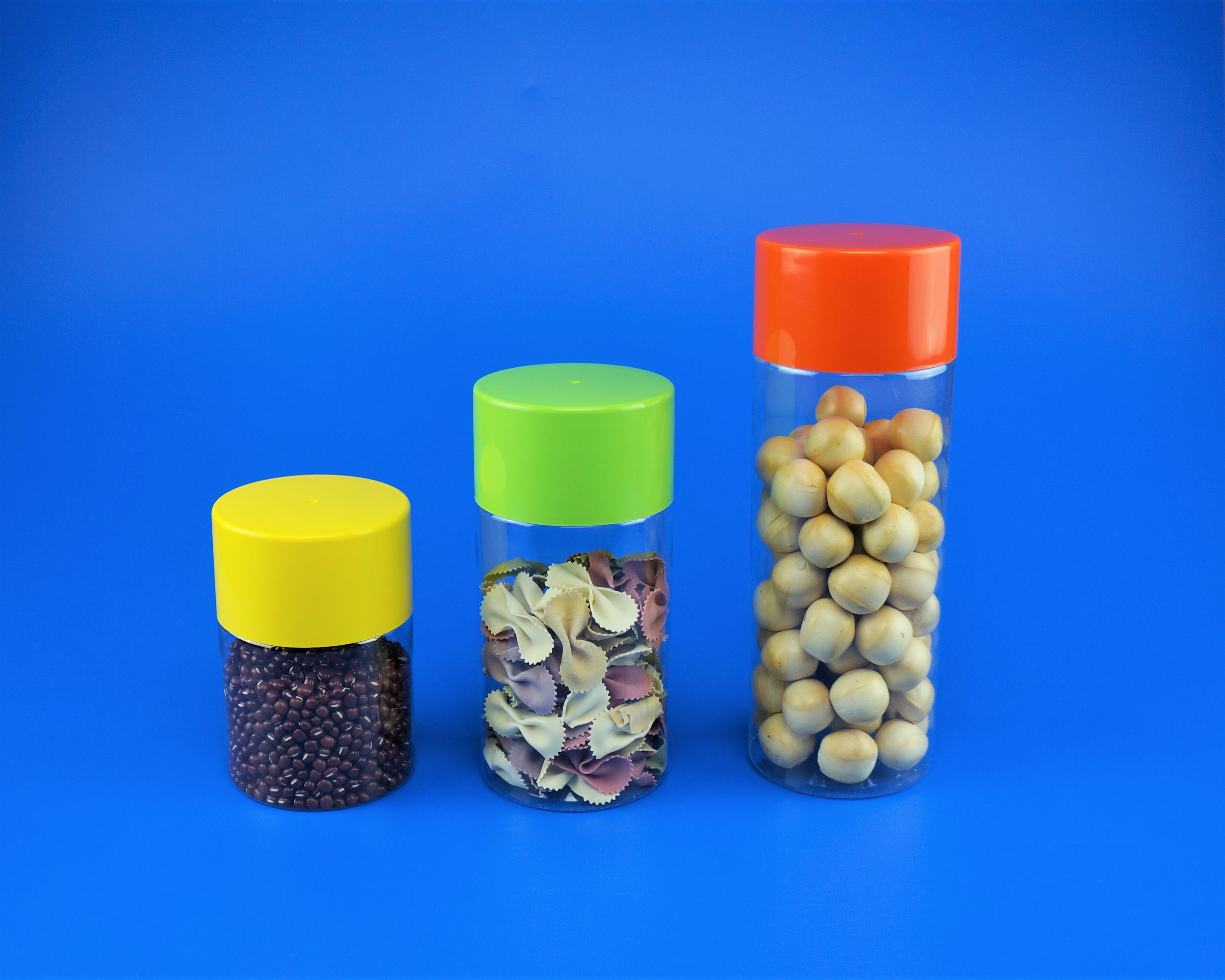 PET Material Empty Plastic Cans Small Capacity With Customized Color Cover