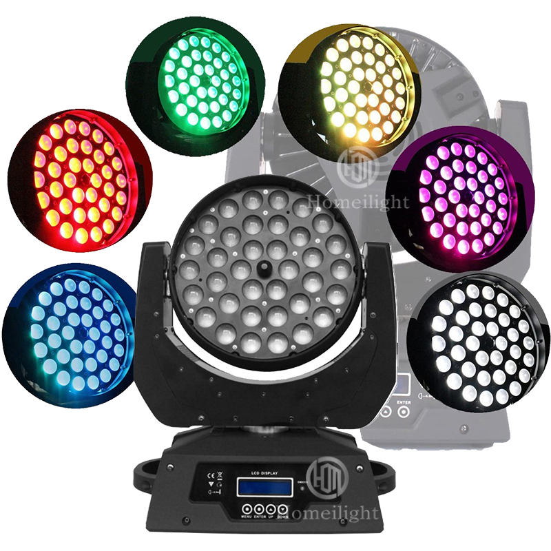 Pro 36pcs 10w 4in1 Rgbw 36x10w LED Zoom Wash Moving Head For Event Party