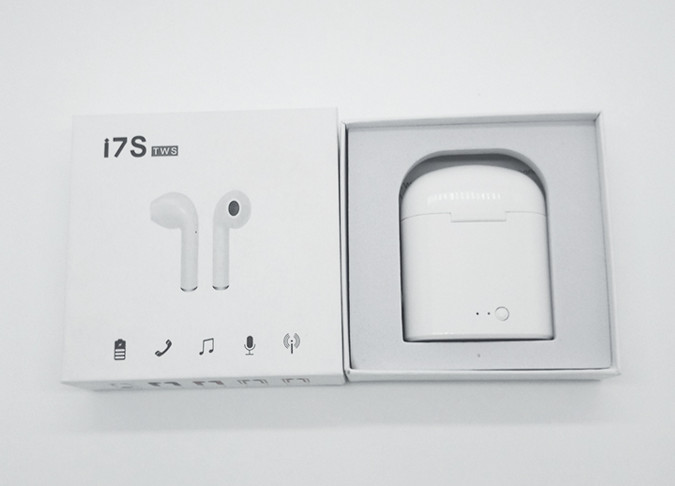 amazon top seller 2017 In-Ear Earbuds i7S TWS/i7S Mini i7S wireless Headset for Apple iPhone 8 for iphonhe X and android