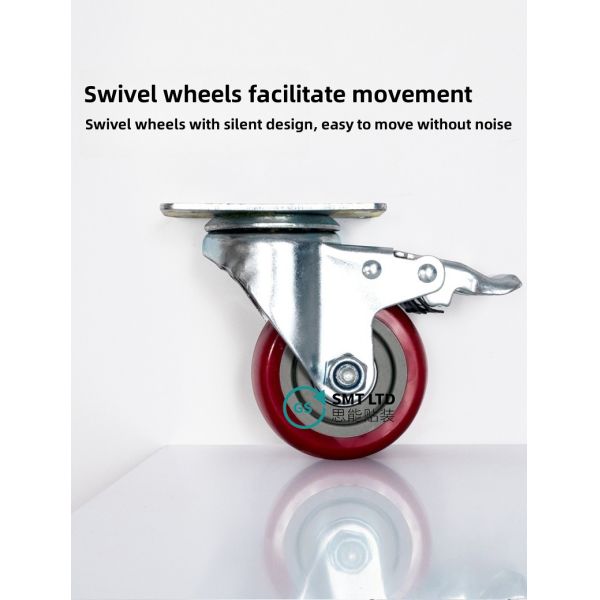 SMT ESD Reel Storage Shelving Rack Trolley Cart