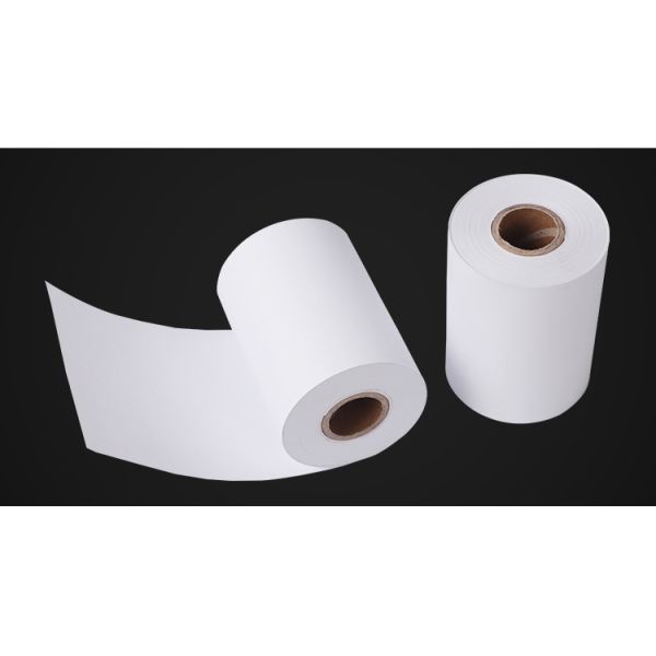 80 X 80 Carbonless Plastic Core Oem Printed Thermal Paper Rolls