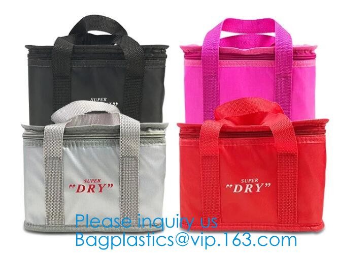 Handled Reusable Carrying Cheap Custom Aluminum Foil Insulated Thermal Oxford Cloth Cooler Bag,Insulated Aluminum Foil T