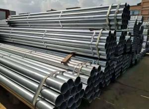 China SS400 DN40 0.4mm Thickness Welded Steel Tube Galvanized Steel Pipe DN50 on sale