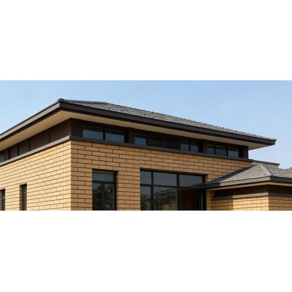Split Wall Face Brick Outdoor Villa Garden Exterior Wall Decoration Clay Split Facing Brick for Building Facade Construction