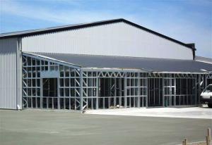 China Prefab Steel Workshop Steel Structure Factory Buildings With Skillion on sale