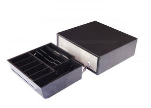 China Mini 12.1 Inch POS Register Metal Cash Box With Lock With Ball Bearing Slides on sale