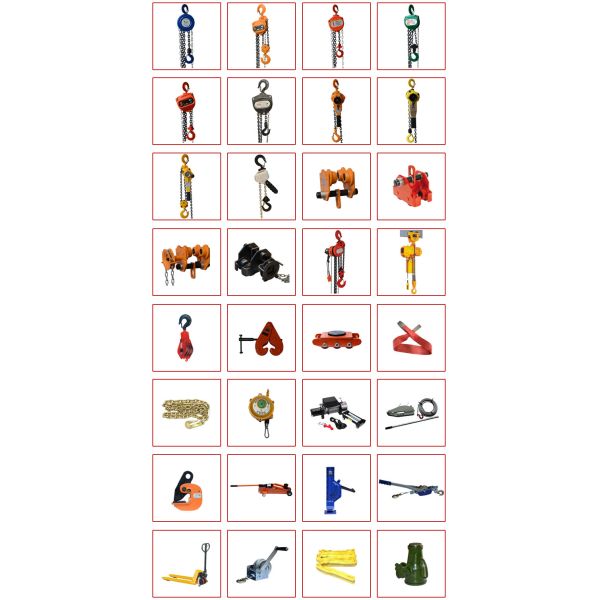 Forged Hook Mining GS Iron Chain Pulley Hoist 3m Lift