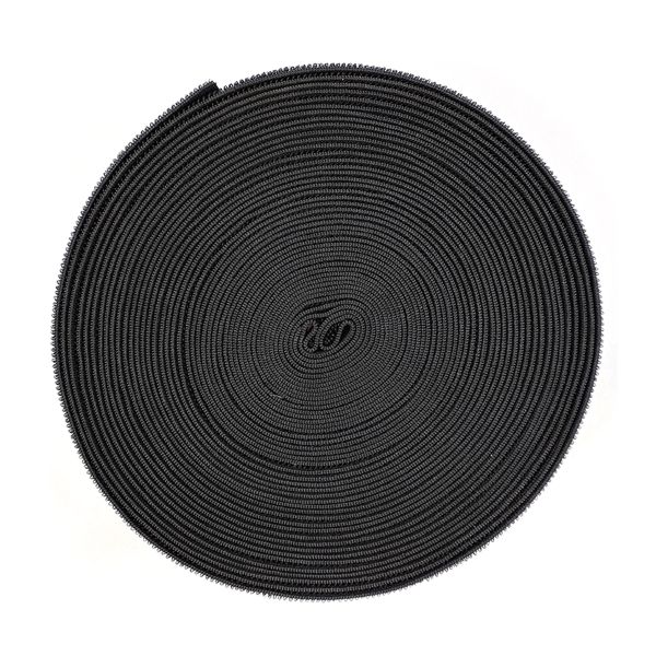 DANSKY Comfortable Soft Elastic Loop Tape Nylon Knitted Breathable Unbrushed Loop Band for Sport