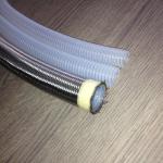 PTFE bellow / PTFE lining stainless steel hose / annular PTFE corrugated tubes /