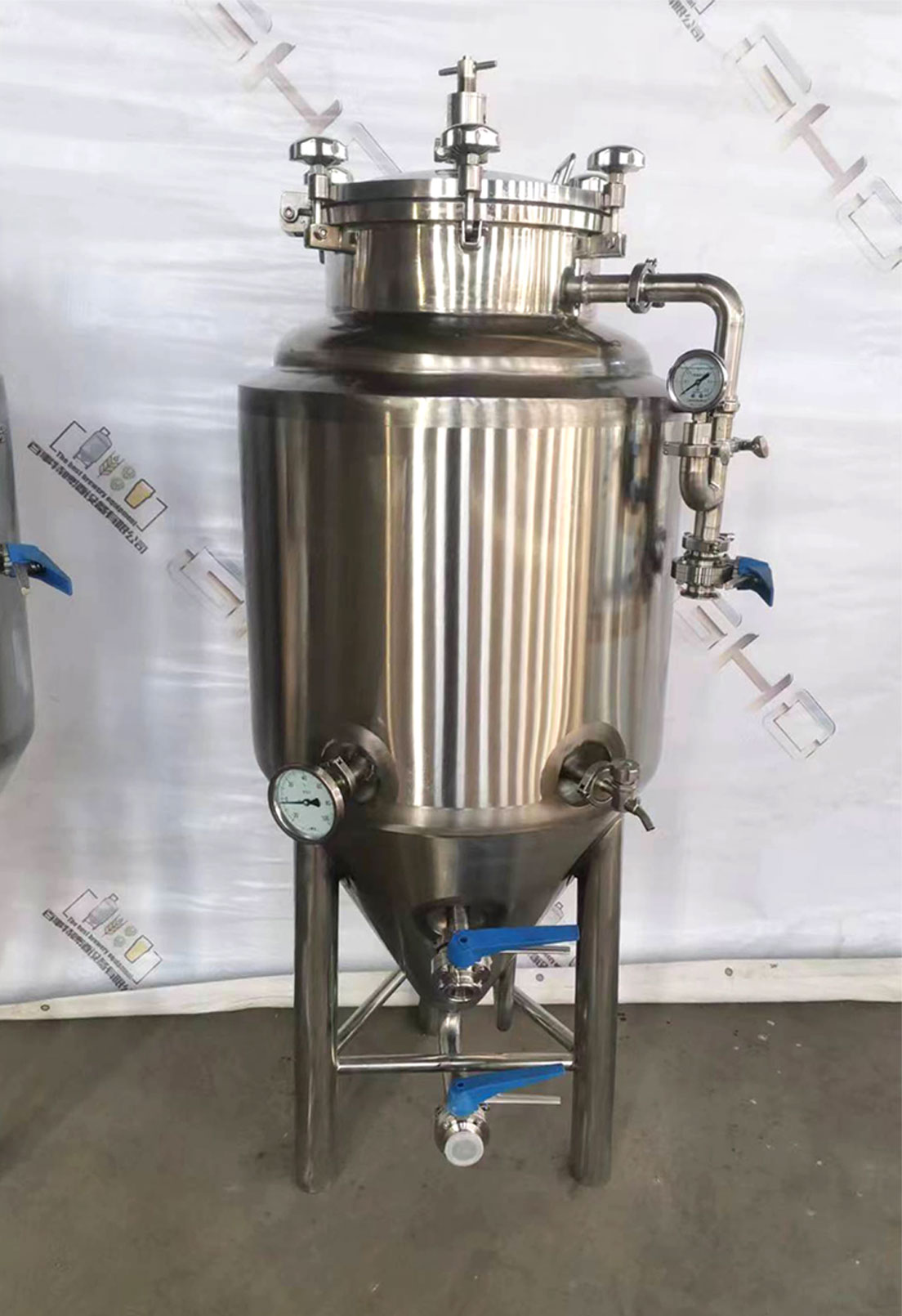 100L Stainless Steel Mini Beer Fermenter for Small Brewpubs in Food Beverage Production