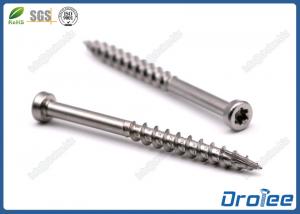 China 18-8/304/410 Stainless Steel Torx Decking Screws, Low Profile Cap Head, Type 17 on sale