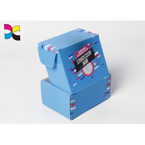 Glossy Lamination Printed Shipping Boxes OEM Coloring Eco Friendly Paper Logo