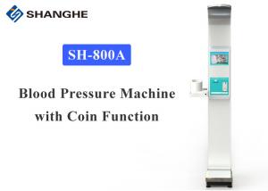 China Bmi Coin Vending Machine Blood Pressure Weight Scale With Ultrasonic Probe For Height Measurement on sale