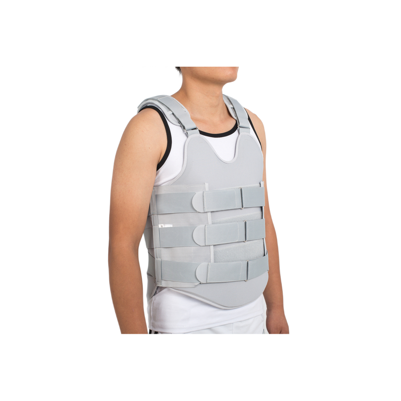 Thermoplastic thoracolumbar orthosis lumbar spine support upper back fracture fixation
