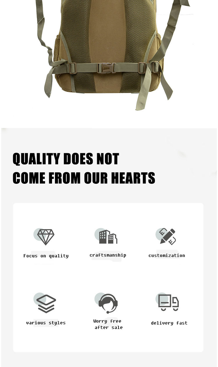 Custom Logo 9 Color Outdoor Men Sport Backpack Waterproof For Camping Hunting