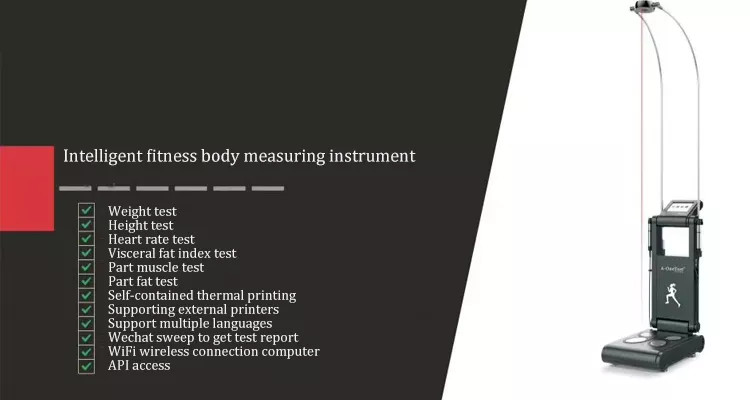 Smart Gym Equipment BMI Scale Body Nutrition Composition Analysis Machine